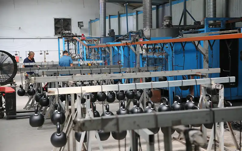 How Kettlebells Are Made: Inside LanDer's Cast Iron Factory